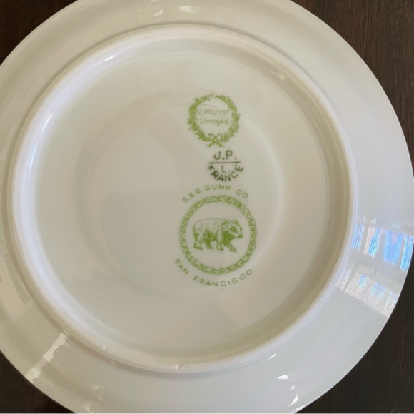 Limoges for Gump's - Antique White Porcelain China w Gold Gilt. VGUC and rare! - Picture 6 of 6